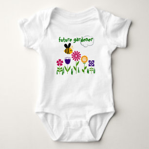 T-shirt Feliz JARDINER FUTURO DO Jardim da Flor de Abelhas
