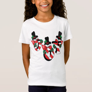 T-shirt Feliz Joy Snowmen Natal