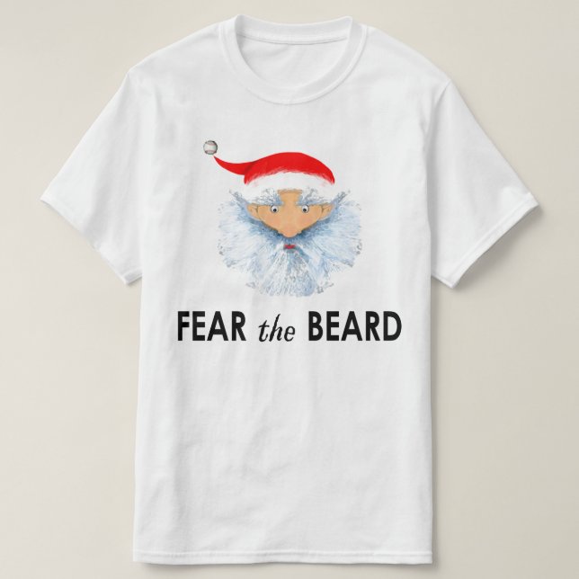 T-shirt Feliz Natal de Baseball (Frente do Design)