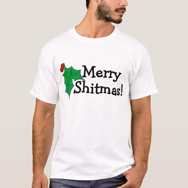 T-shirt Feliz Natal Shitmas (Frente)