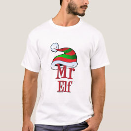 T-shirt Feliz Natal, Sr. Elf Family