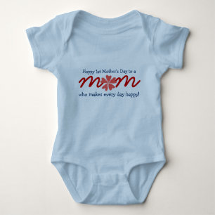 T-shirt Feliz primeiro Dia das Mães