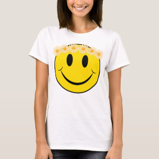 T-shirt Feliz Rosto Hippie