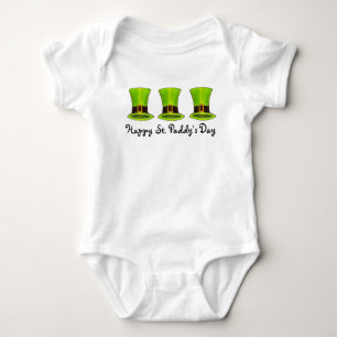 T-shirt Feliz Rua, Dia de Patrick, Leprechaun Verdes com C