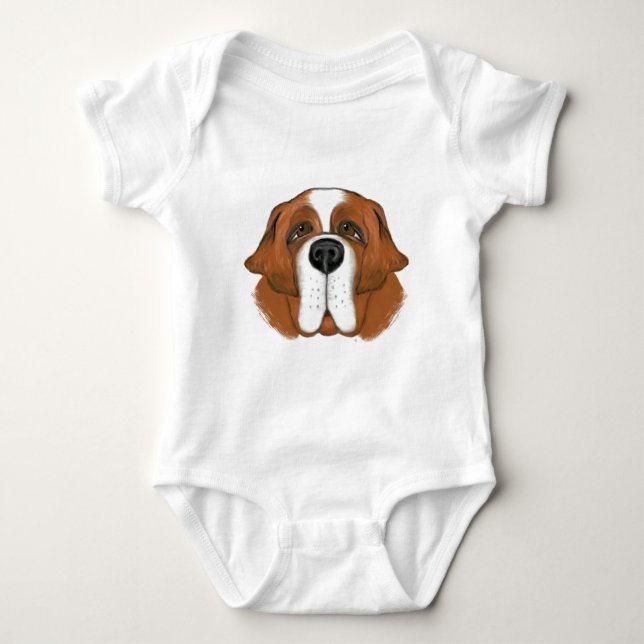 T-shirt Feliz Santo Bernard (Frente)