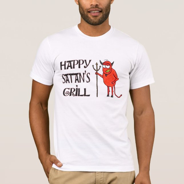 T-shirt Feliz Satã Grill (Frente)