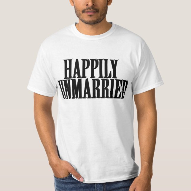 T-SHIRT FELIZ SEM CASAMENTO (Frente)