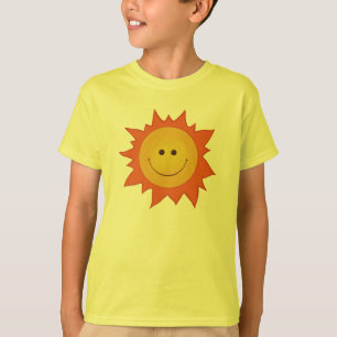 T-shirt Feliz Smiling Sun Kid