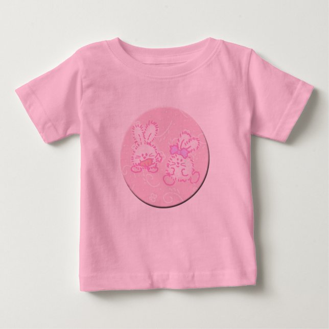 T-shirt Felpudo Cotton Tail Bunnies (Frente)