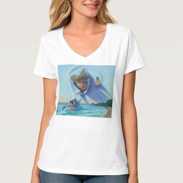 T-shirt feminina (Frente)