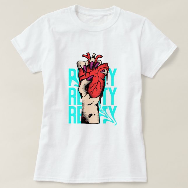T-shirt feminina com melhor logótipo (Frente do Design)