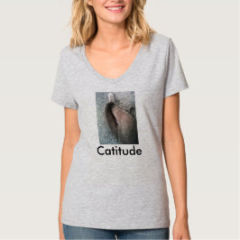 T-shirt feminina da Catitude