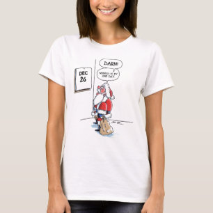 T-shirt feminina de 26 de dezembro