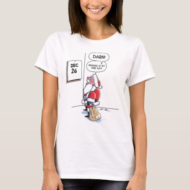 T-shirt feminina de 26 de dezembro (Frente)