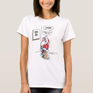 T-shirt feminina de 26 de dezembro