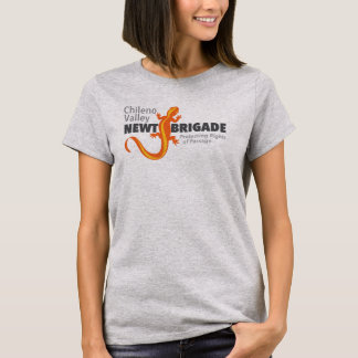 T-shirt feminina do Chileno Valley Newt Brigade