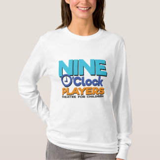 t-shirt feminina do logotipo de cor NOP
