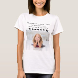 T-shirt feminina do Meme