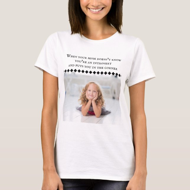 T-shirt feminina do Meme (Frente)