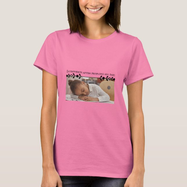T-shirt feminina do Meme (Frente)