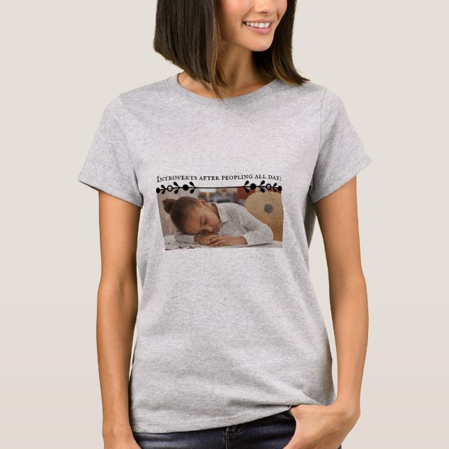 T-shirt feminina do Meme (Frente)