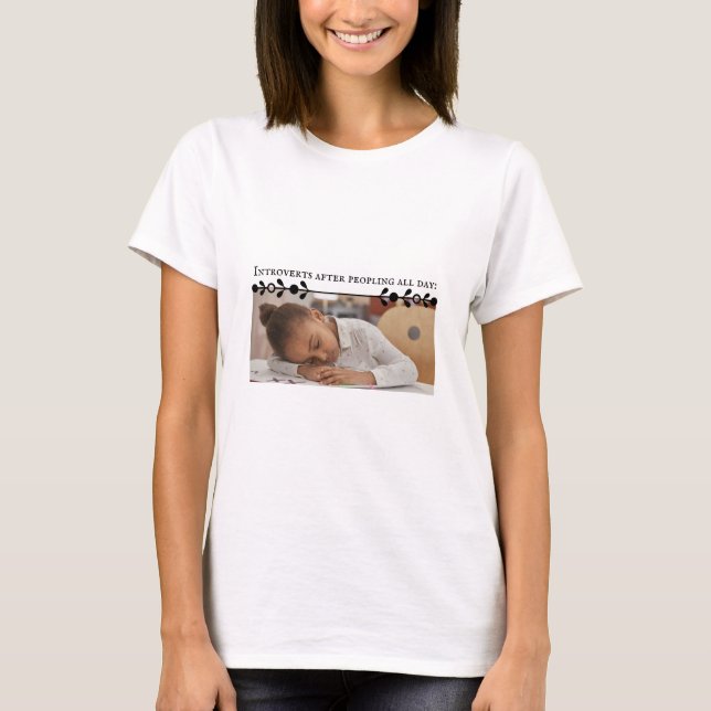 T-shirt feminina do Meme (Frente)