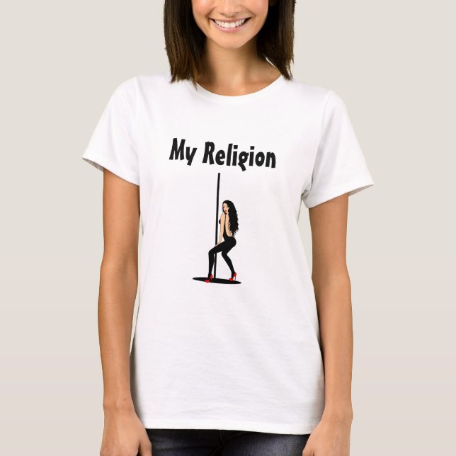 T-shirt feminina | Minha religião (Frente)