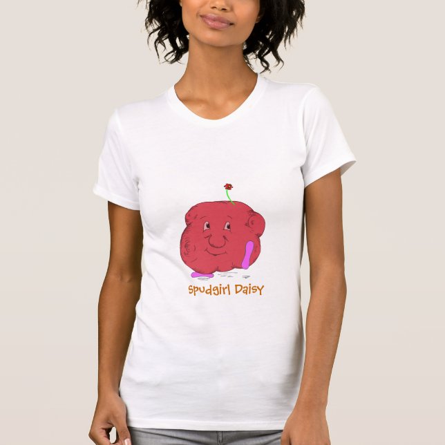 t-shirt feminina Spudgirl Daisy (Frente)