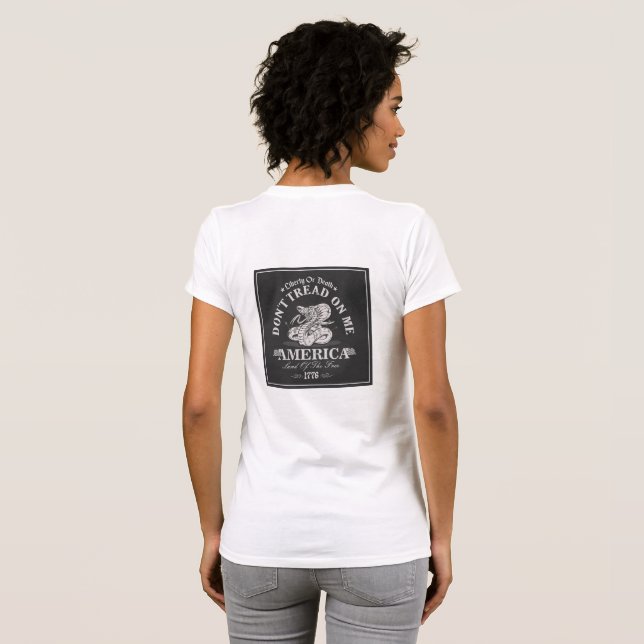 T-Shirt feminino (Parte Traseira Completa)