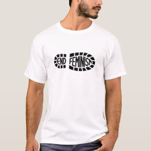 T-shirt Feminismo do fim (logotipo escuro)