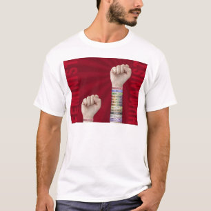 T-shirt Feminista contra o humanista