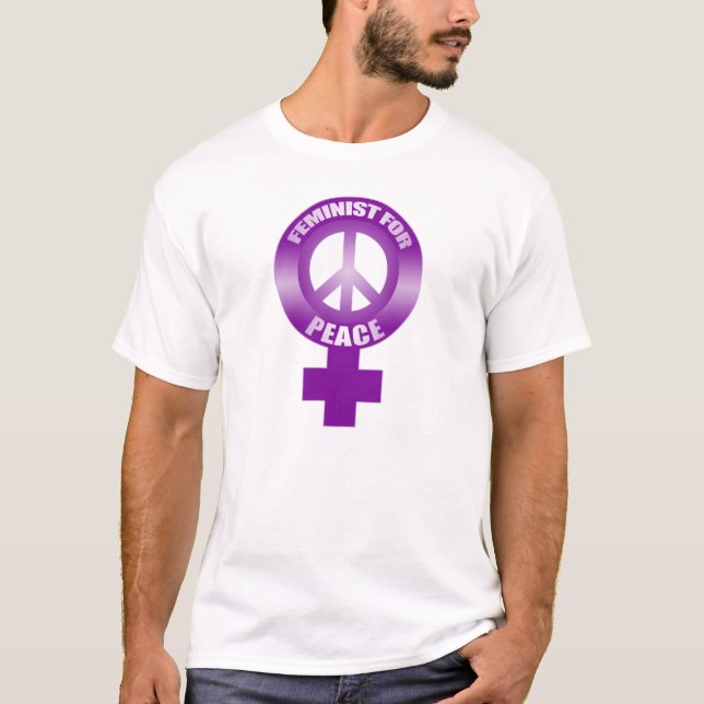 T-shirt Feminista para a paz (Frente)