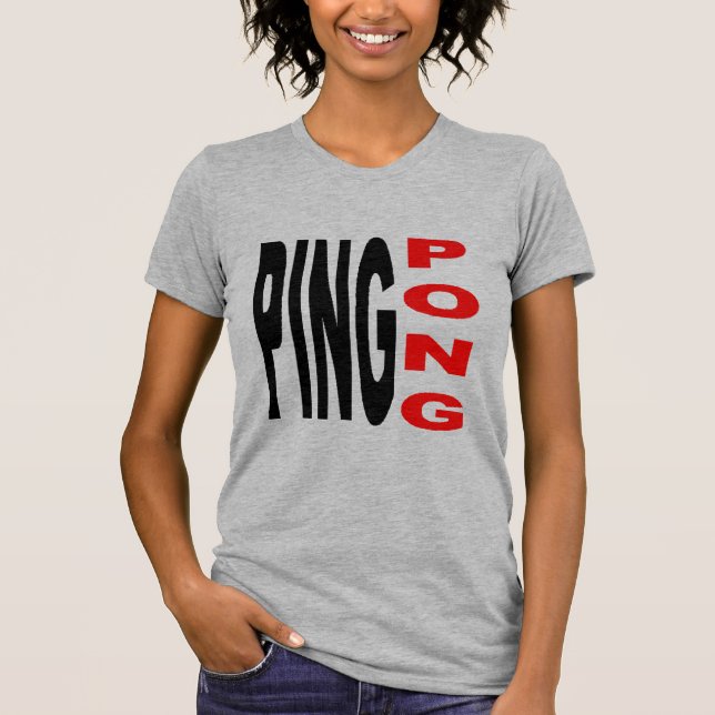 T-shirt Femme jersey fin PING PONG (Frente)