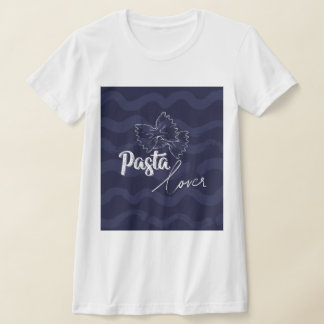 T-shirt femme « Pasta Lover » – Mode foodie Italie