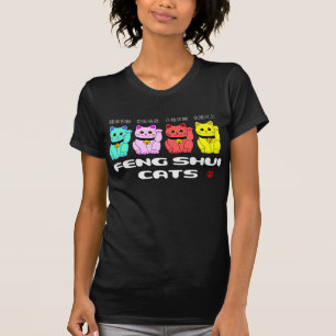 T-shirt Feng shui cats-Beckoning