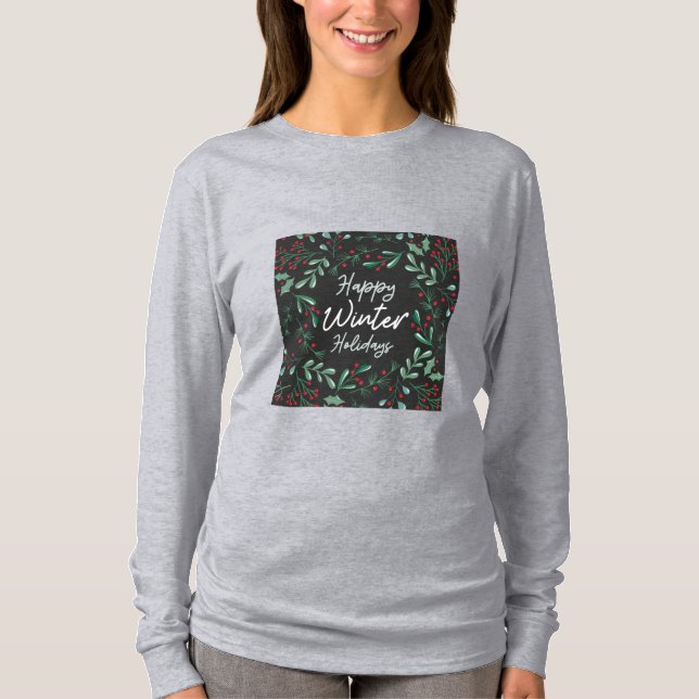 T-Shirt Feriado de inverno (Frente)