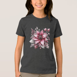 T-Shirt Feriado Floral Rosa