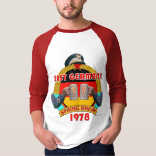 T-shirt Férias da primavera 1978 de East Germany (luz)