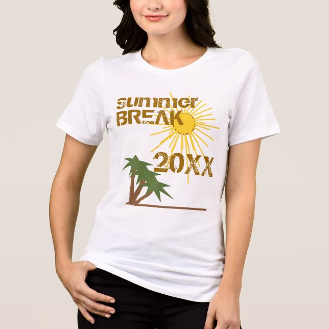 T-shirt Férias de Verão (Frente)