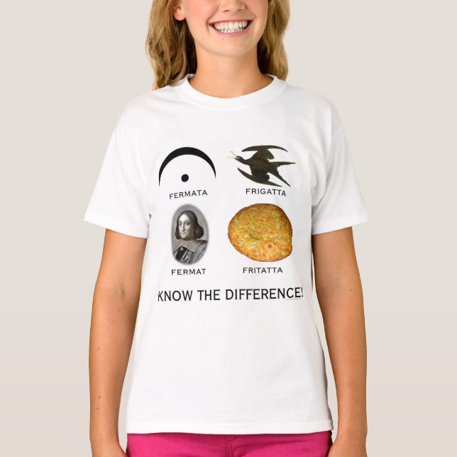 T-shirt Fermatta: Conheça a diferença (Frente)
