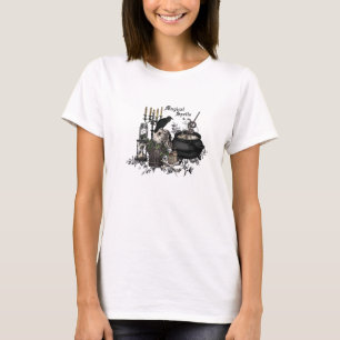 T-shirt FERMENTAÇÃO moderna das BRUXAS do Dia das Bruxas