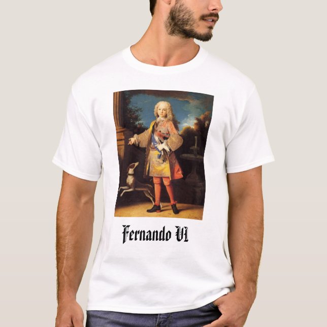 T-shirt Fernando VI, Fernando VI (Frente)