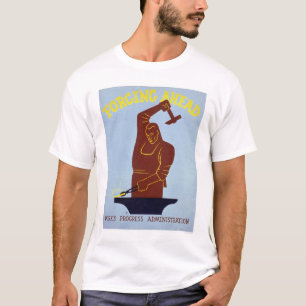 T-shirt Ferreiro WPA 1940 de forjadura