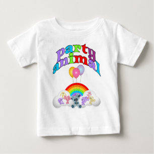 T-shirt Festa de diversão animal