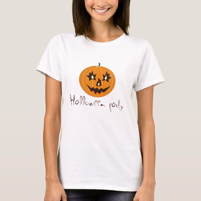 T-shirt Festa de Halloween (Frente)