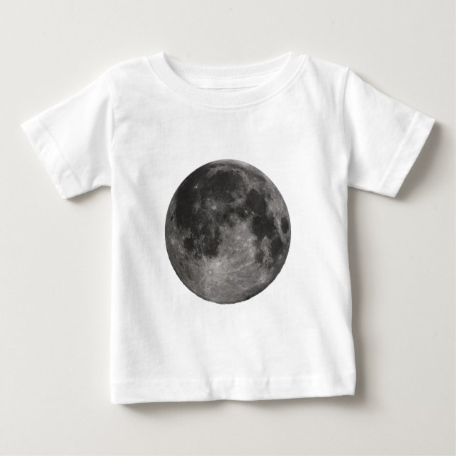 T-shirt Festa Espacial da Lua Escritório Chuveiro Paz Amor (Frente)