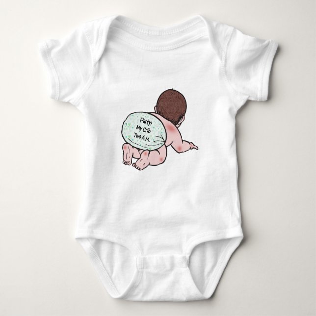 T-shirt Festa Meu Crib Baby (Frente)