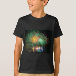 T-shirt Festival de Luz de Fogos de Artifício Japão