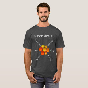 T-shirt - Fiber Artist (escuro)