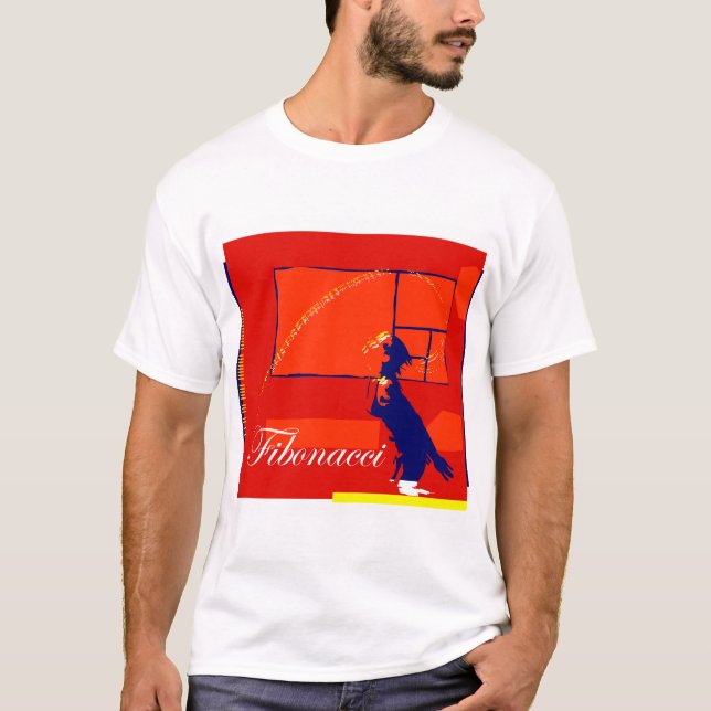 T-shirt Fibonacci design2 (Frente)